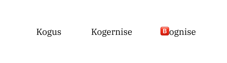 A list of disallowed names including Kogus, Kogernise, and Bognise.
